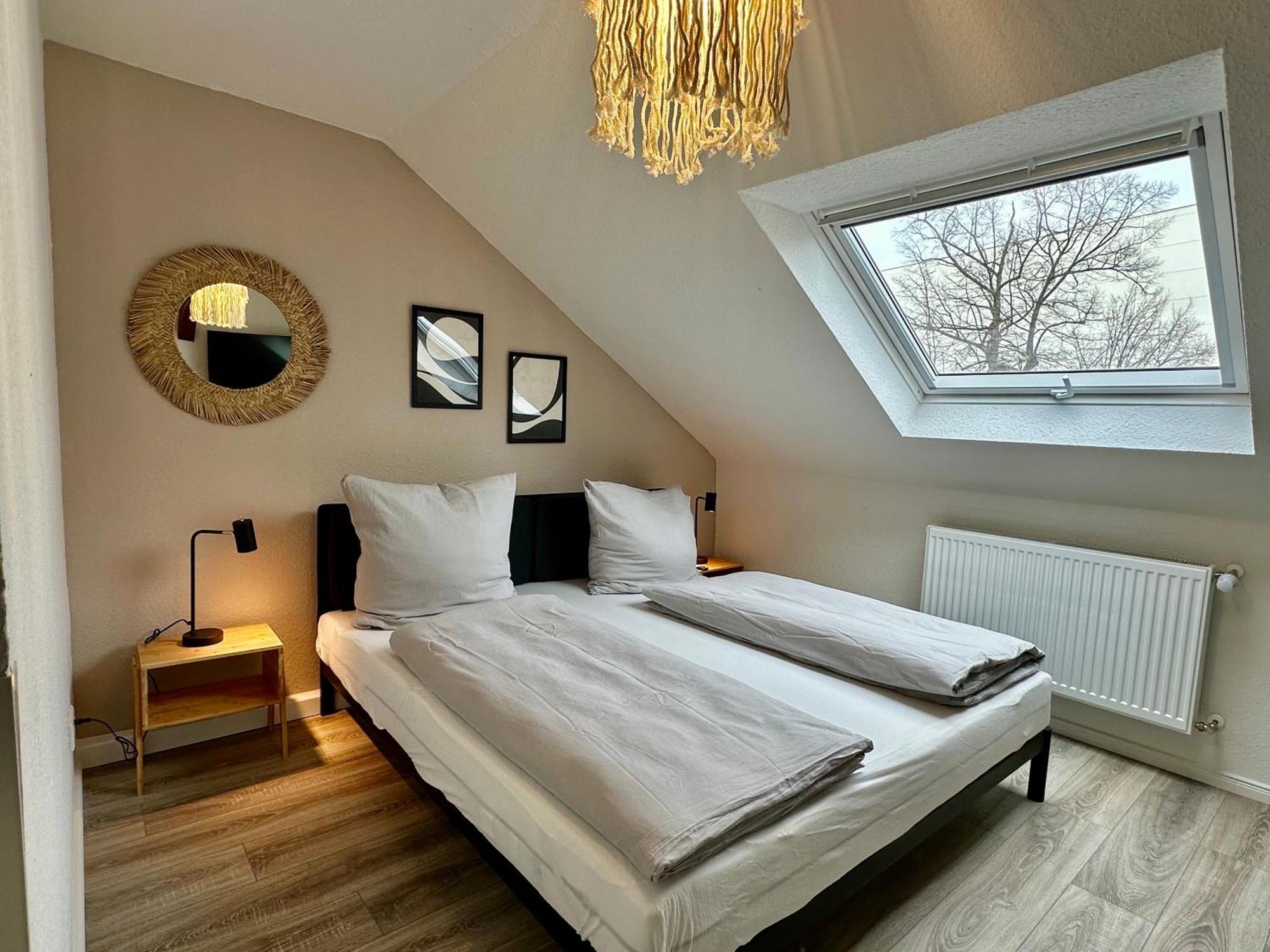 Stilvoll Im Zentrum Balken Loft Apartment Bochum Bagian luar foto